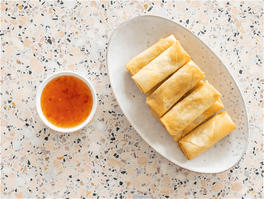Mini loempia's side dish (vegan)