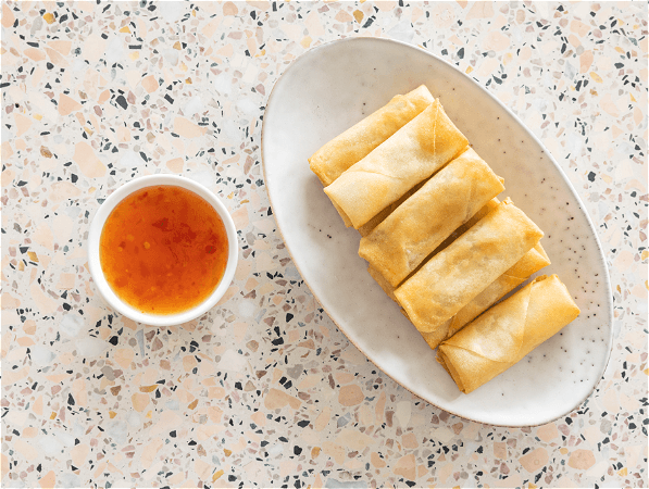 Mini loempia's side dish (vegan)